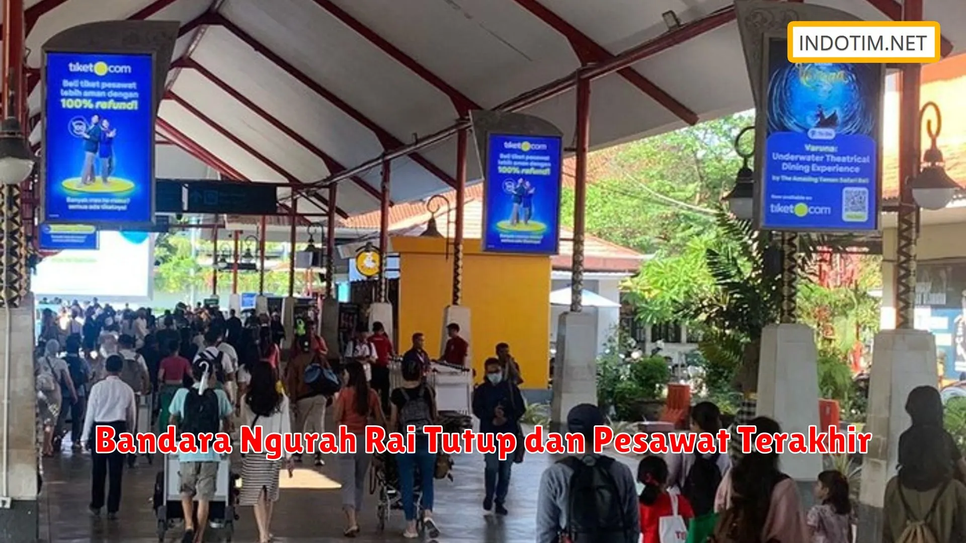 Bandara Ngurah Rai Tutup dan Pesawat Terakhir