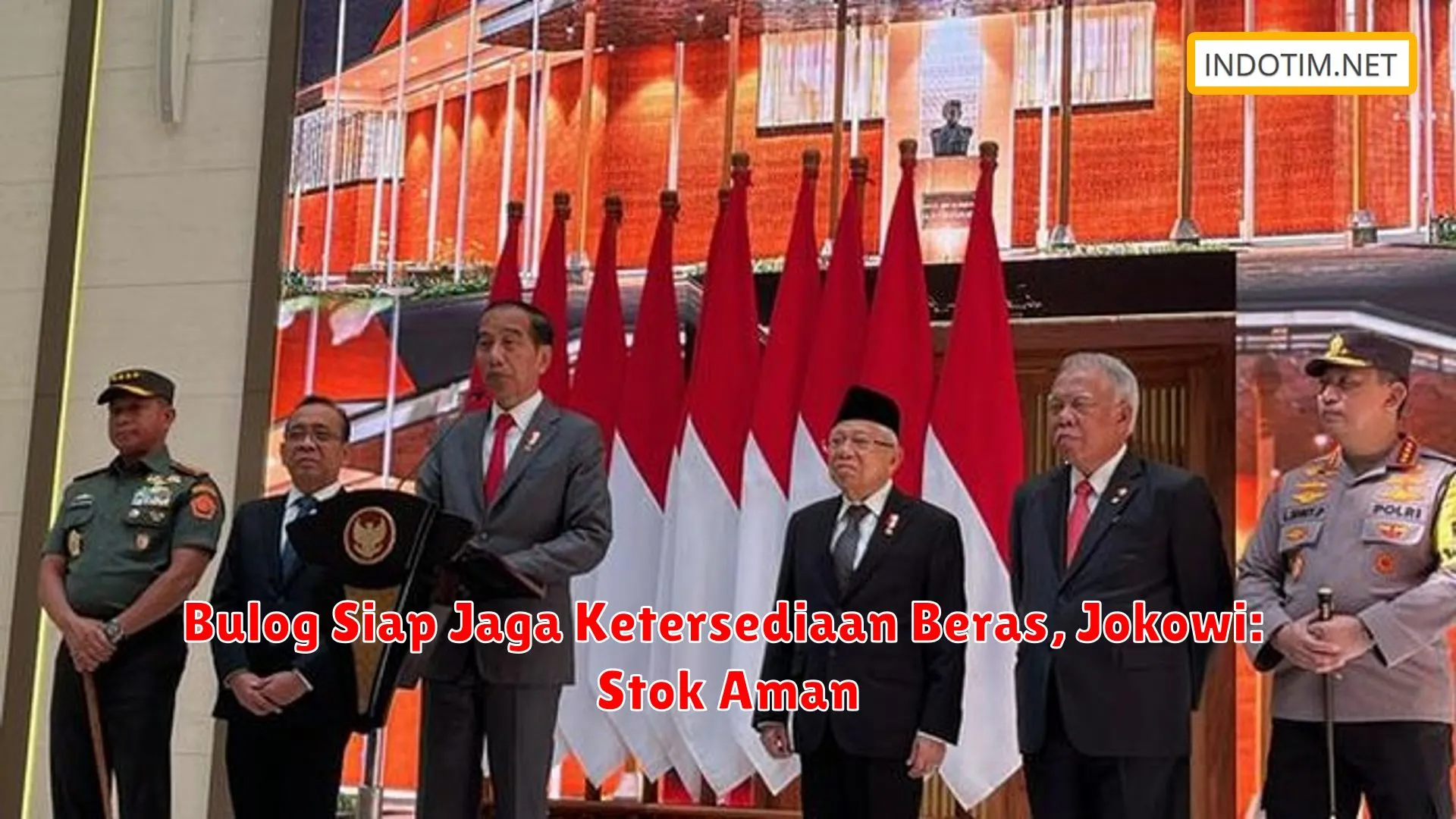 Bulog Siap Jaga Ketersediaan Beras, Jokowi: Stok Aman