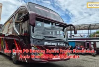 Bus Baru PO Bintang Zahira Trans: Kombinasi Sasis Hino dan Bodi Skylander