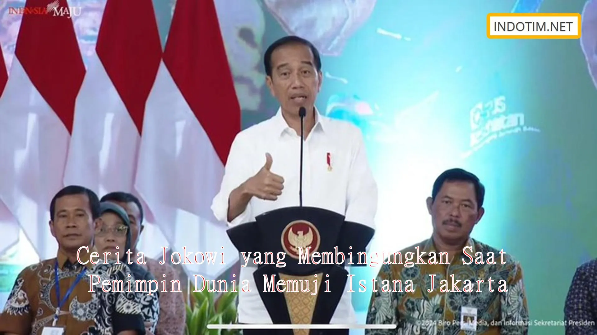 Cerita Jokowi yang Membingungkan Saat Pemimpin Dunia Memuji Istana Jakarta