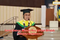 Cerita Sukses Wisuda Roy Setelah Ditolak Fakultas Kedokteran