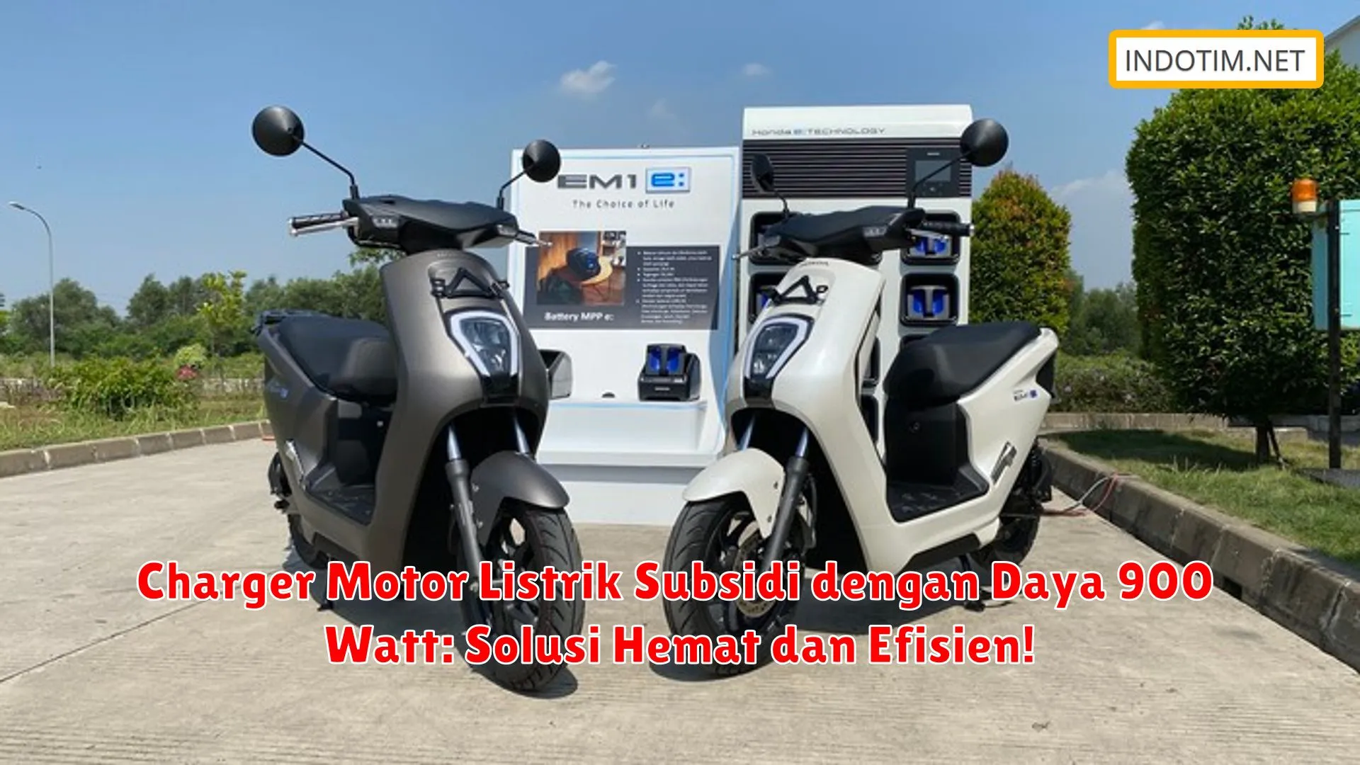 Charger Motor Listrik Subsidi dengan Daya 900 Watt: Solusi Hemat dan Efisien!