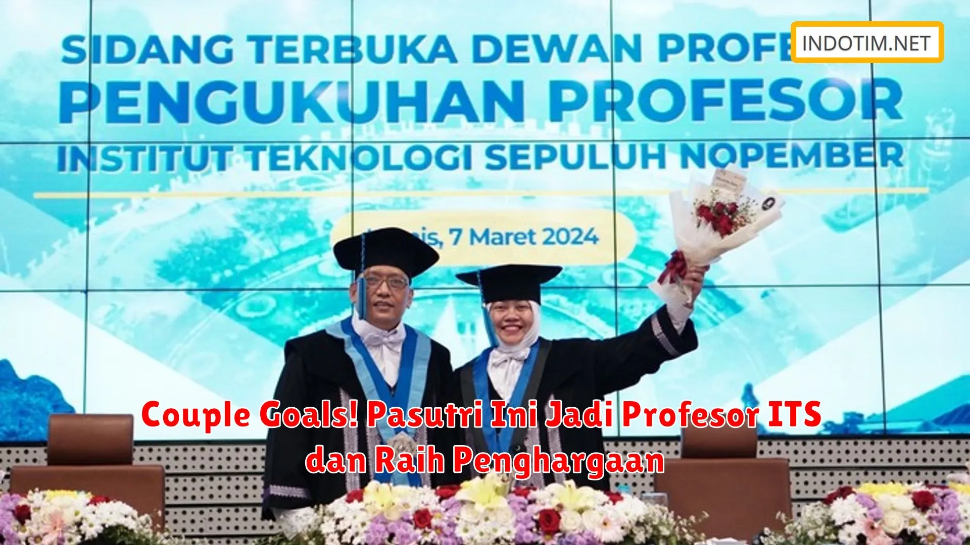 Couple Goals! Pasutri Ini Jadi Profesor ITS dan Raih Penghargaan