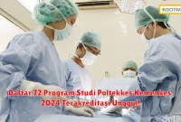 Daftar 72 Program Studi Poltekkes Kemenkes 2024 Terakreditasi Unggul!