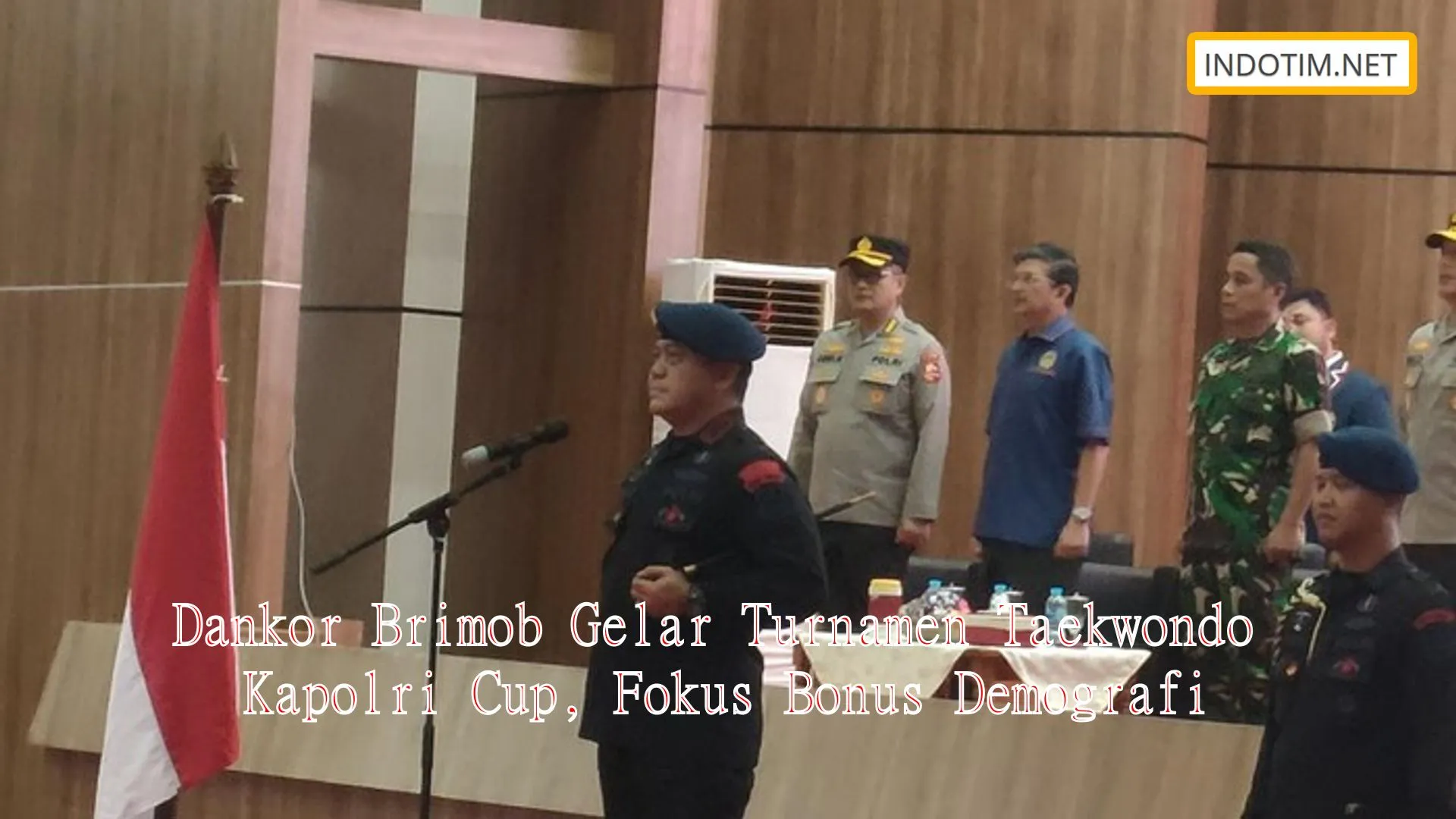 Dankor Brimob Gelar Turnamen Taekwondo Kapolri Cup, Fokus Bonus Demografi