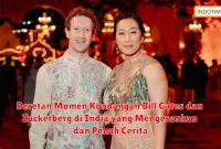 Deretan Momen Kondangan Bill Gates dan Zuckerberg di India yang Mengesankan dan Penuh Cerita