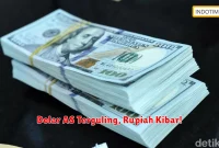 Dolar AS Terguling, Rupiah Kibar!