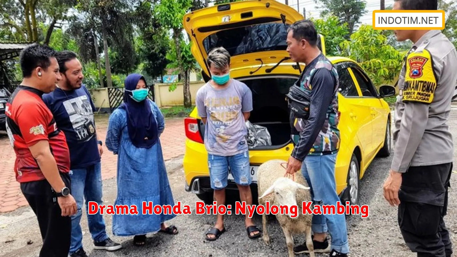 Drama Honda Brio: Nyolong Kambing