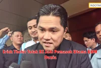 Erick Thohir Tolak RI Jadi Pemasok Utama BBM Dunia