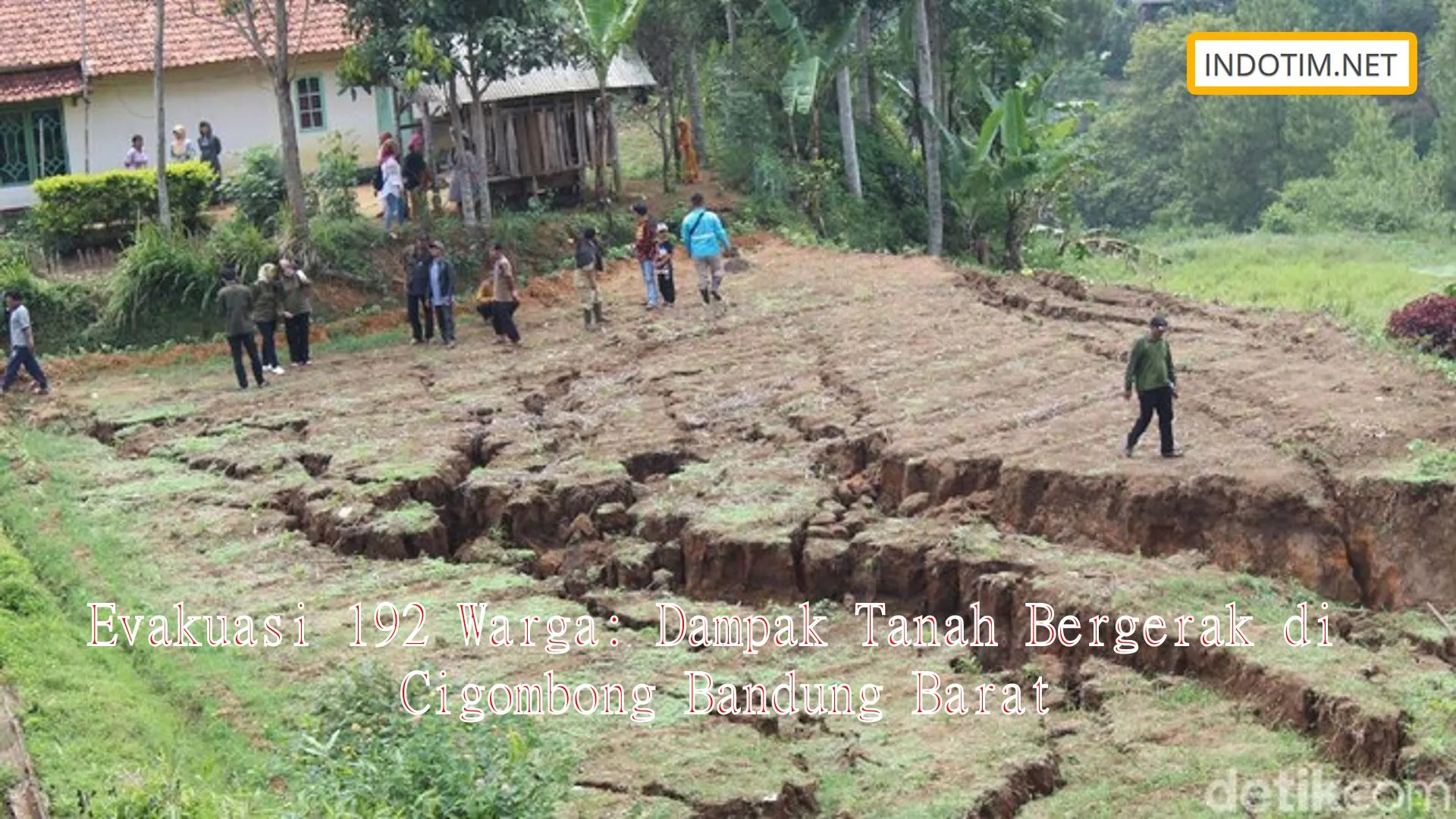 Evakuasi 192 Warga: Dampak Tanah Bergerak di Cigombong Bandung Barat