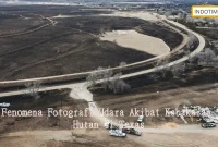 Fenomena Fotografi Udara Akibat Kebakaran Hutan di Texas