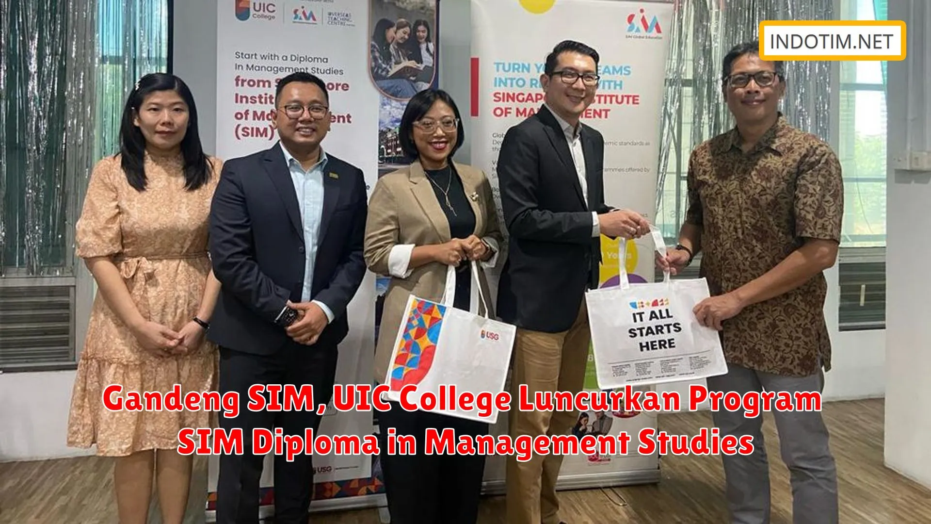 Gandeng SIM, UIC College Luncurkan Program SIM Diploma in Management Studies