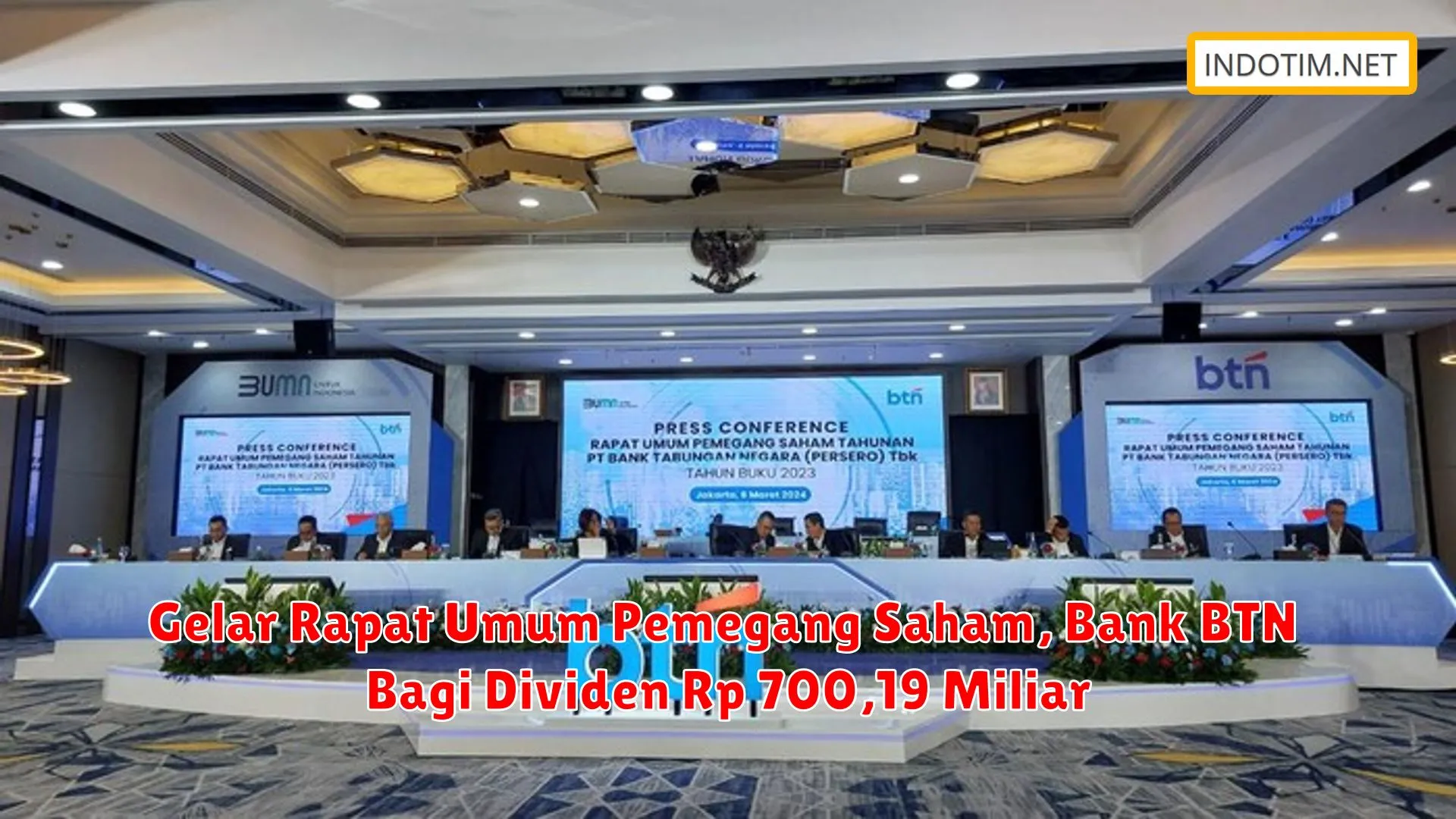 Gelar Rapat Umum Pemegang Saham, Bank BTN Bagi Dividen Rp 700,19 Miliar