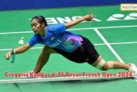 Gregoria Kandas di 16 Besar French Open 2024