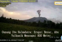 Gunung Ibu Halmahera: Erupsi Besar, Abu Vulkanik Mencapai 800 Meter