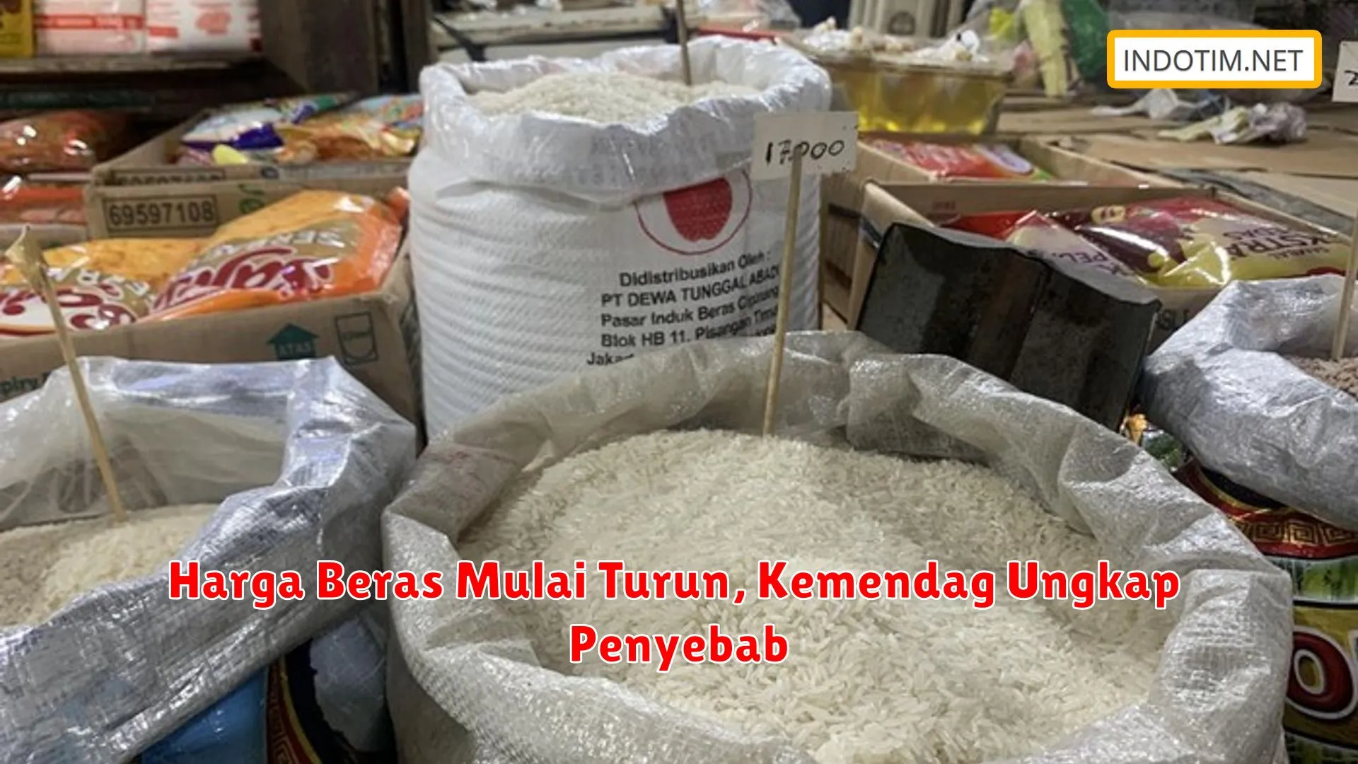 Harga Beras Mulai Turun, Kemendag Ungkap Penyebab