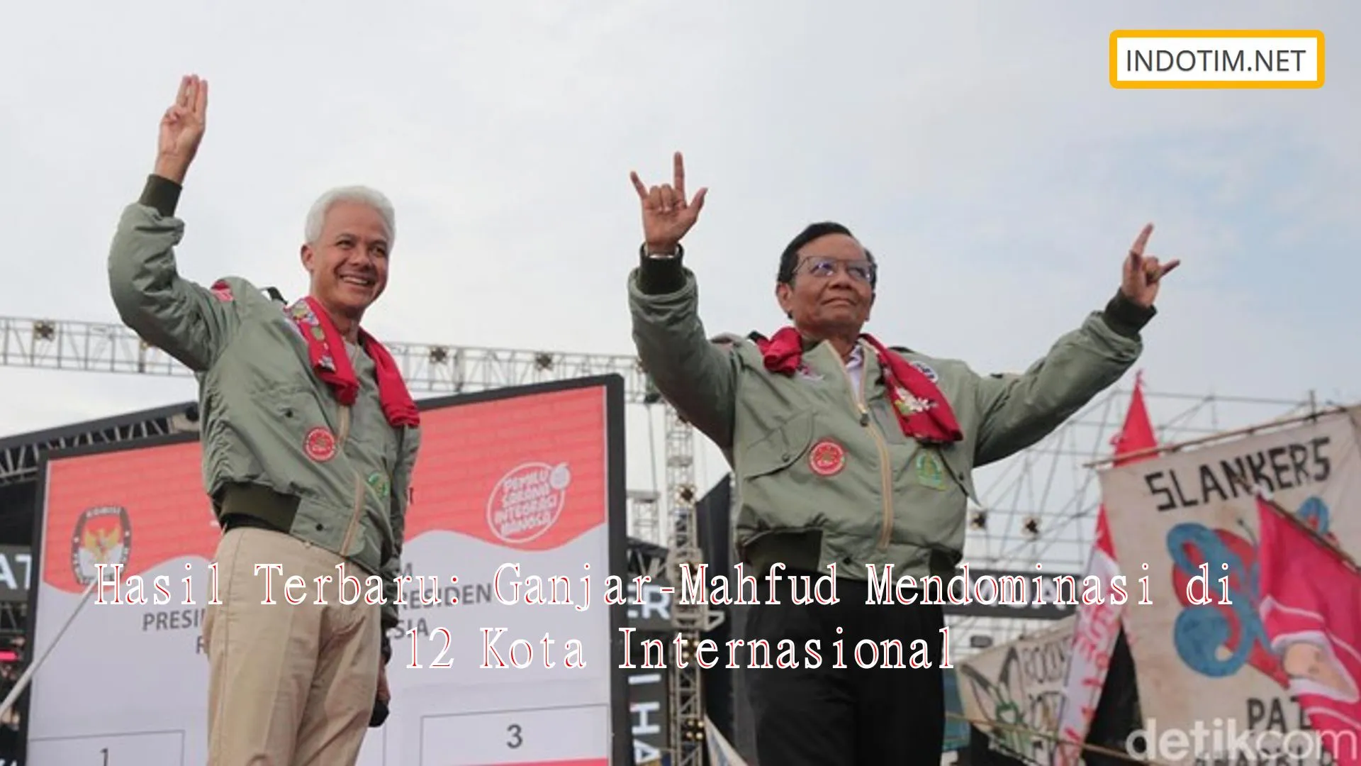 Hasil Terbaru: Ganjar-Mahfud Mendominasi di 12 Kota Internasional