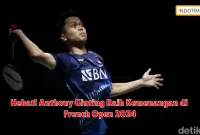 Hebat! Anthony Ginting Raih Kemenangan di French Open 2024