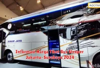 Informasi Harga Tiket Bus Sleeper Jakarta-Surabaya 2024