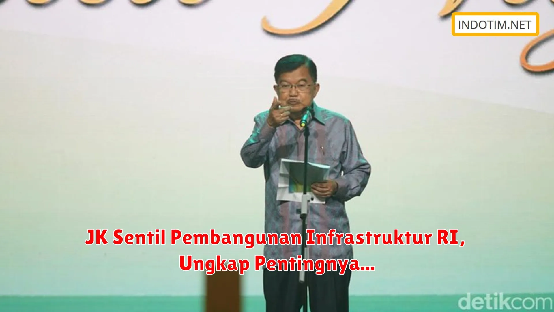 JK Sentil Pembangunan Infrastruktur RI, Ungkap Pentingnya...