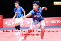 Jadwal French Open 2024: 6 Wakil Indonesia Raih 16 Besar!