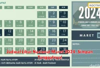 Jadwal Libur Nasional Maret 2024, Simpan Tanggalnya!