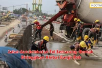 Jalan dan Jembatan Tol Semarang-Demak Ditinggikan Akibat Banjir Rob