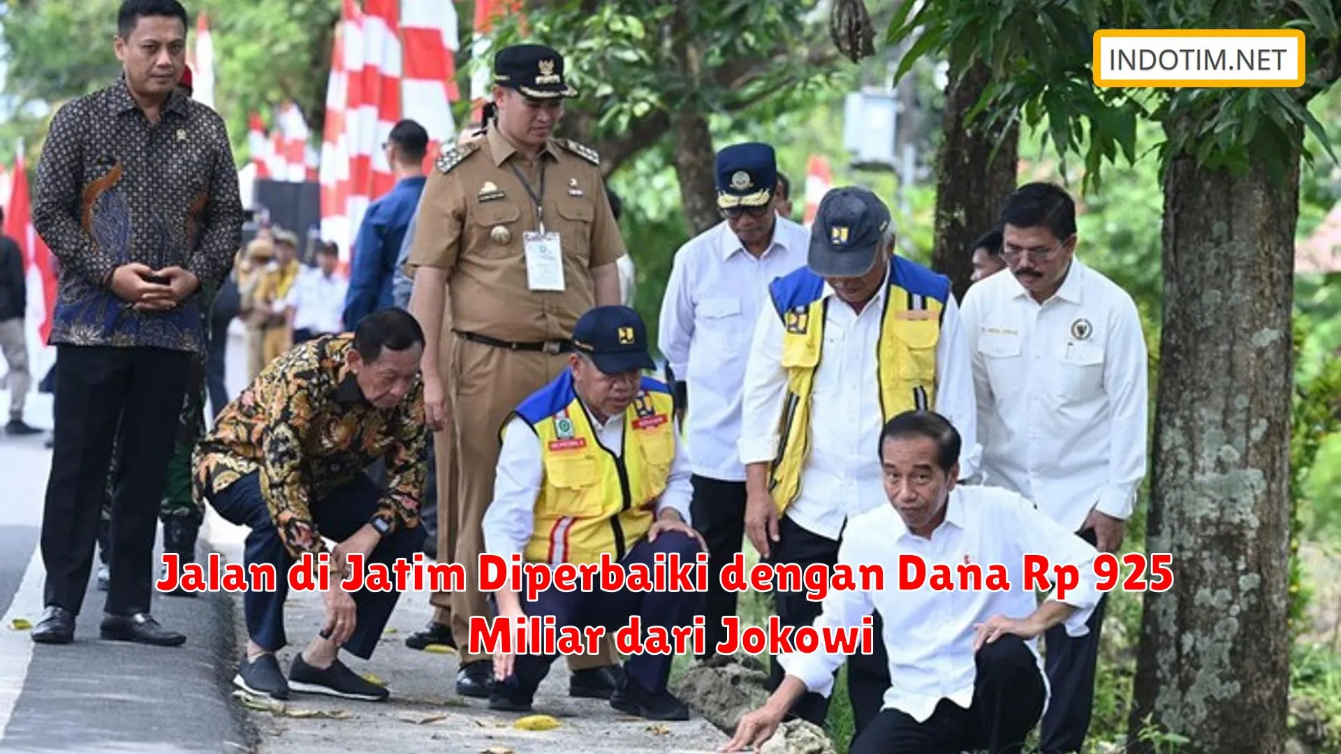 Jalan di Jatim Diperbaiki dengan Dana Rp 925 Miliar dari Jokowi