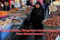 Jelang Ramadan, Warga Kairo Berburu Kurma di Pasar Malam Ramadan