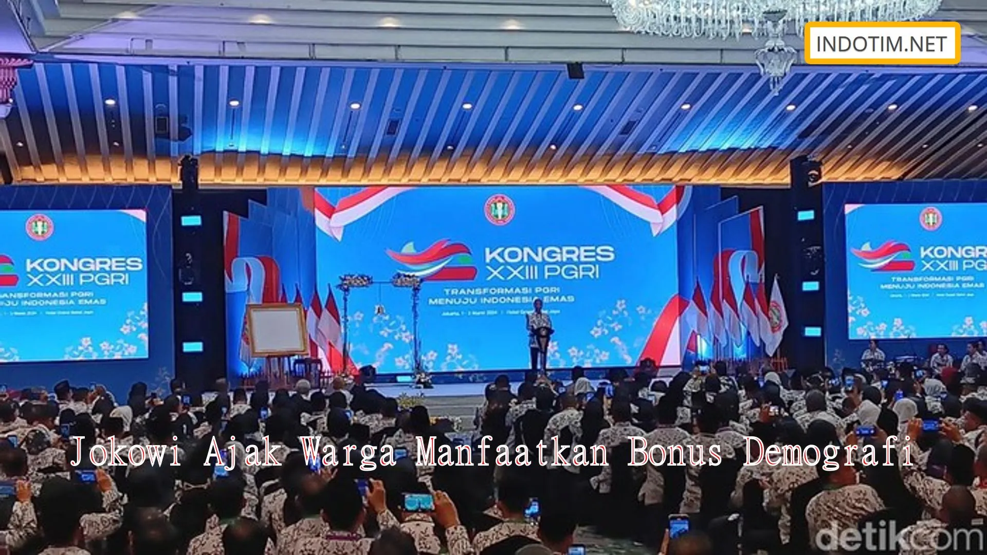 Jokowi Ajak Warga Manfaatkan Bonus Demografi