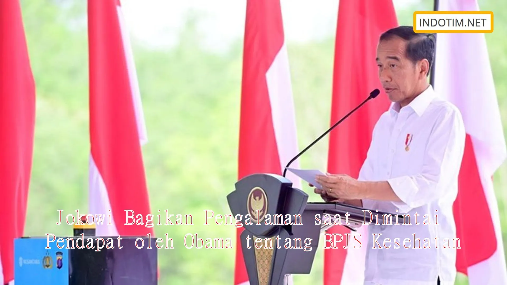 Jokowi Bagikan Pengalaman saat Dimintai Pendapat oleh Obama tentang BPJS Kesehatan