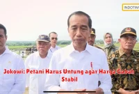 Jokowi: Petani Harus Untung agar Harga Gabah Stabil