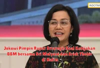 Jokowi Pimpin Rapat Strategis Soal Kebijakan BBM bersama Sri Mulyani dan Erick Thohir di Halim