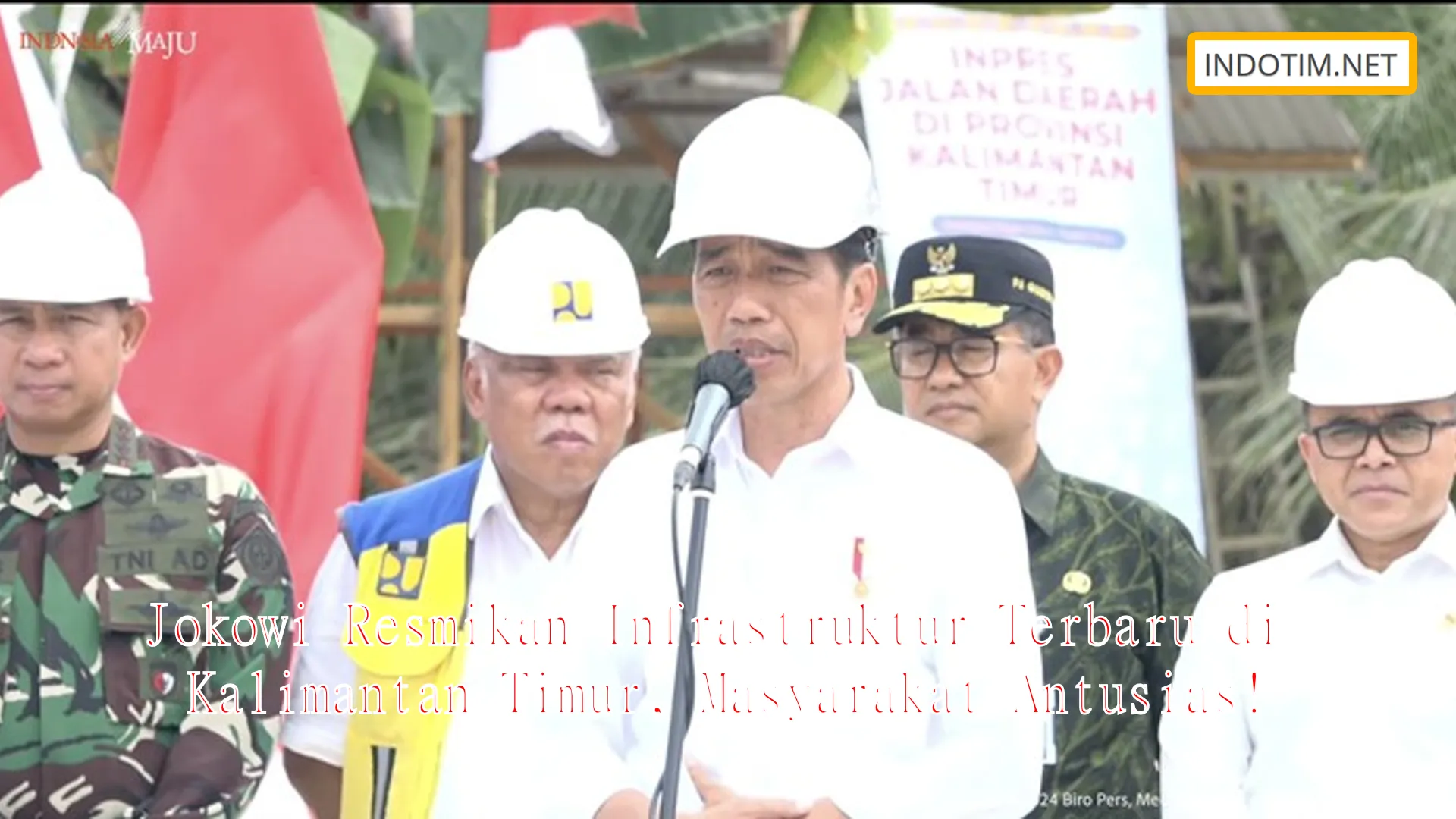 Jokowi Resmikan Infrastruktur Terbaru di Kalimantan Timur, Masyarakat Antusias!