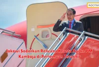 Jokowi Sodorkan Rencana Kereta Api ke PM Kamboja di Pertemuan Terakhir