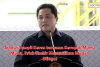 Jokowi Tampil Keren bersama Kerupuk Mama Muda, Erick Thohir Memastikan Mudah Diingat