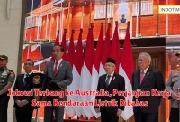 Jokowi Terbang ke Australia, Perjanjian Kerja Sama Kendaraan Listrik Dibahas