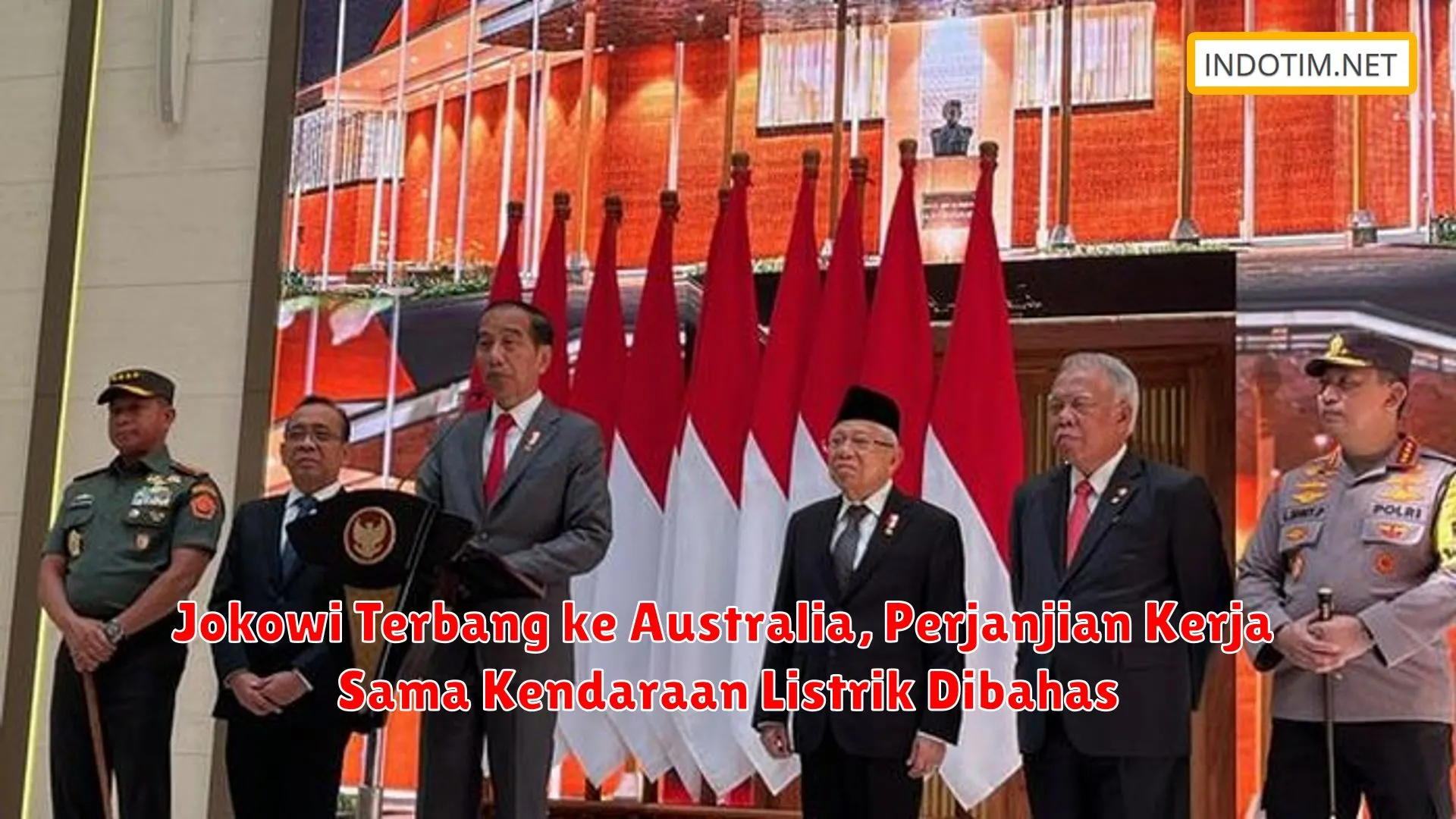 Jokowi Terbang ke Australia, Perjanjian Kerja Sama Kendaraan Listrik Dibahas