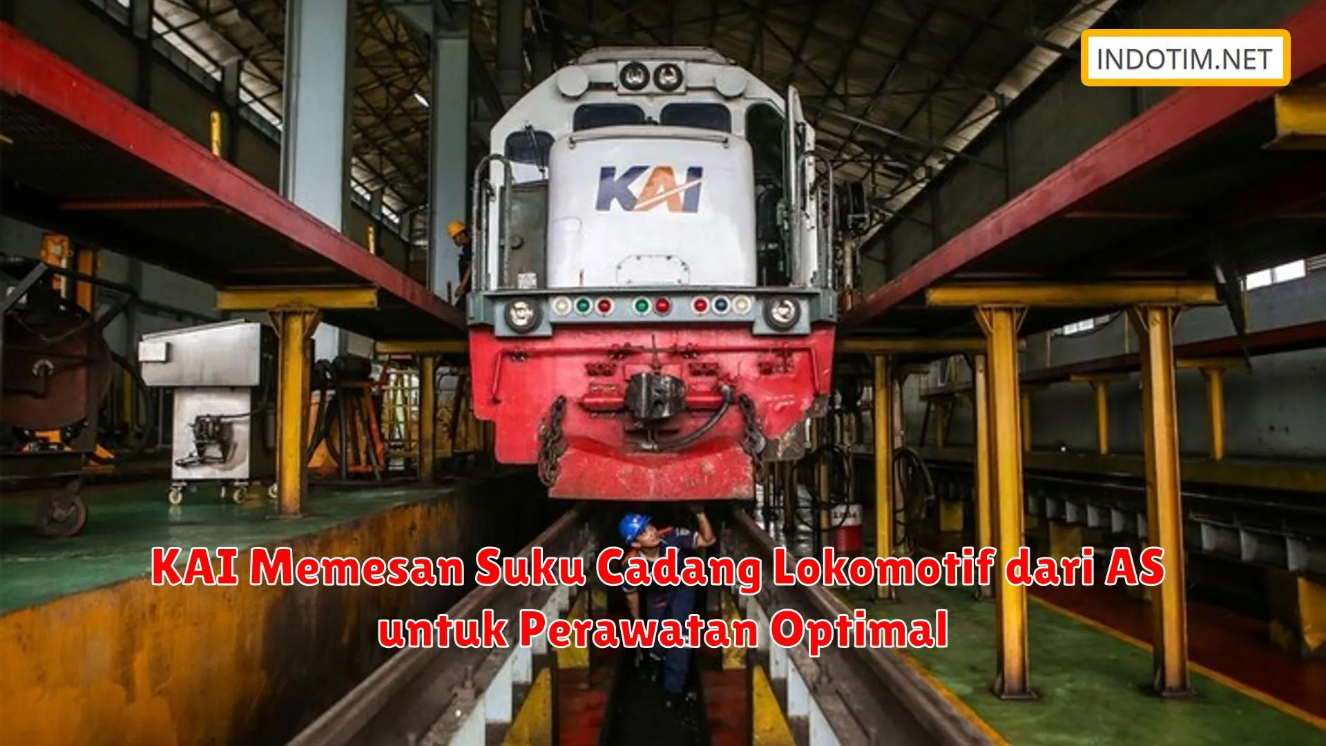 KAI Memesan Suku Cadang Lokomotif dari AS untuk Perawatan Optimal