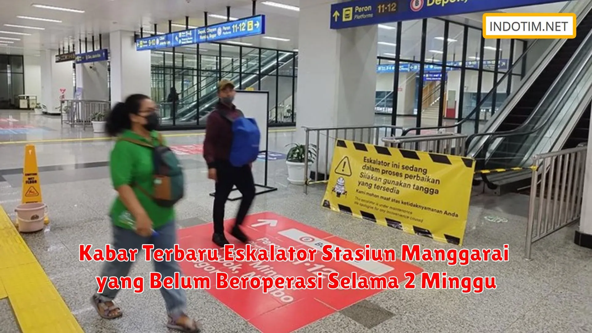 Kabar Terbaru Eskalator Stasiun Manggarai yang Belum Beroperasi Selama 2 Minggu