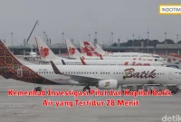 Kemenhub Investigasi Pilot dan Kopilot Batik Air yang Tertidur 28 Menit