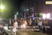 Kemeriahan Konser Ed Sheeran di JIS yang Memacetkan Lalu Lintas