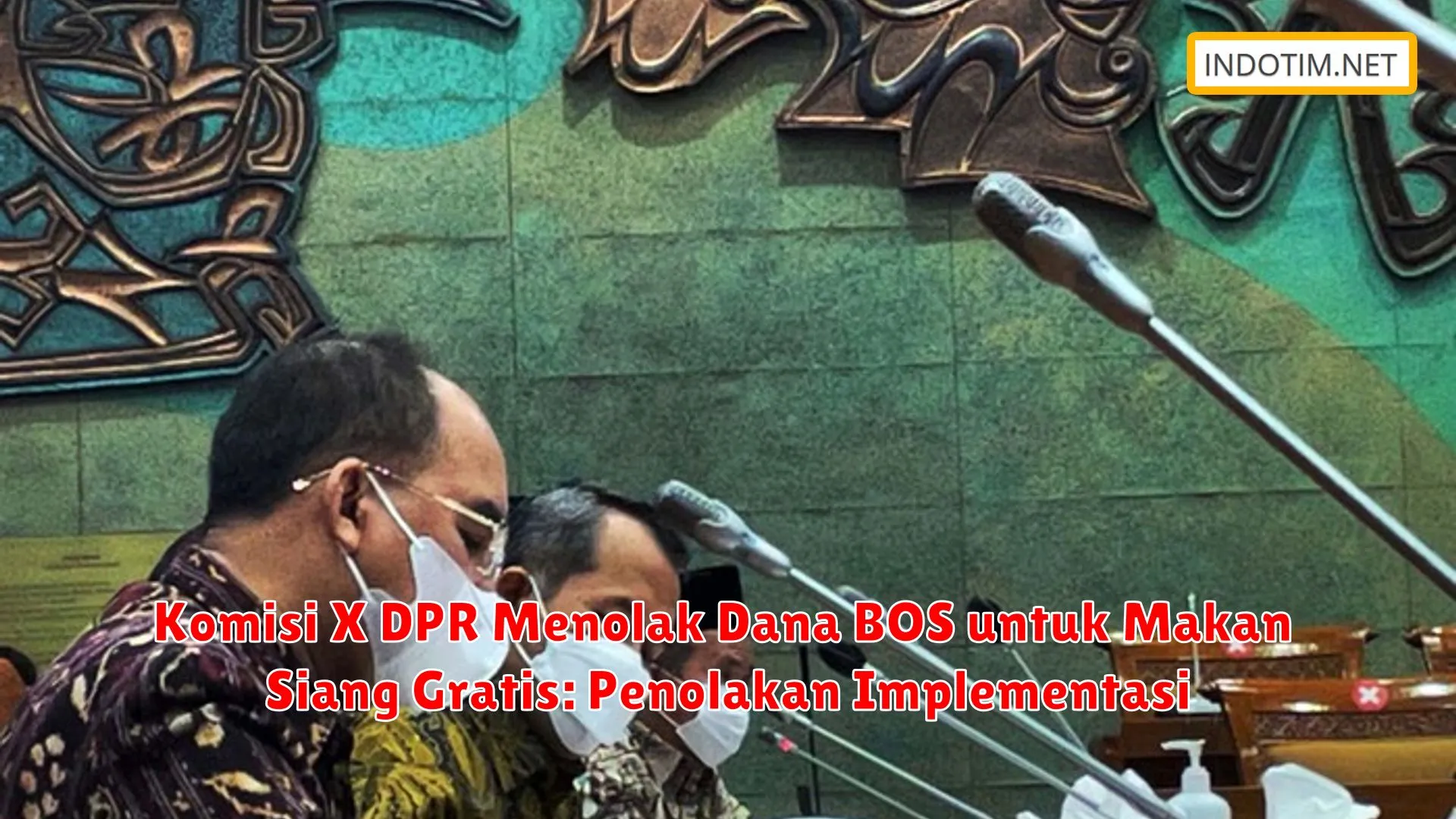 Komisi X DPR Menolak Dana BOS untuk Makan Siang Gratis: Penolakan Implementasi