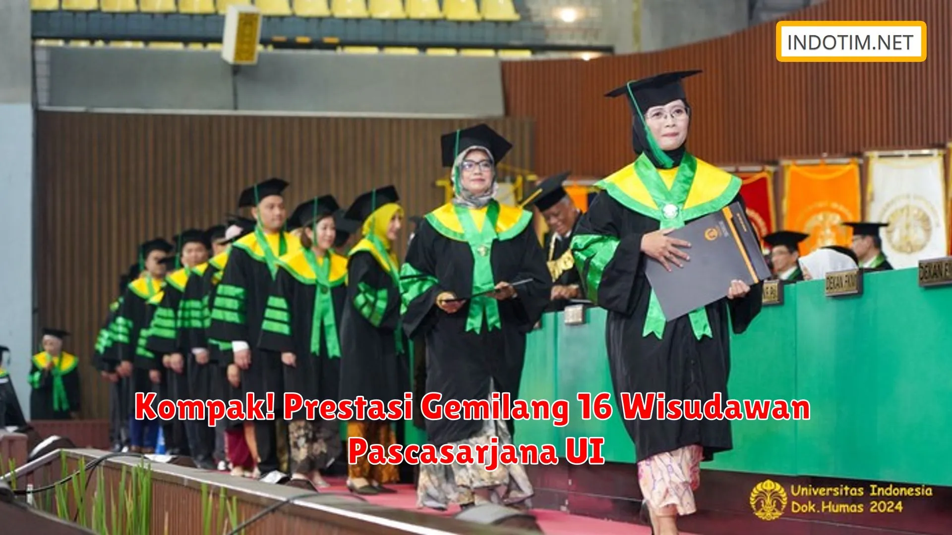 Kompak! Prestasi Gemilang 16 Wisudawan Pascasarjana UI