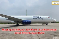 Maskapai Ini Dapat Izin Resmi dari Kemenhub untuk Penerbangan Rutin