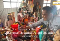 McDonald's Indonesia Bantu dan Ceriakan Anak-anak Terdampak Puting Beliung di Sumedang