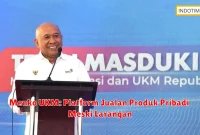 Menko UKM: Platform Jualan Produk Pribadi Meski Larangan