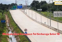 Menyaksikan Kemajuan Tol Serbaraja Seksi 1B