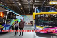 Mercy Rilis 4 Bus Ekologis di GIICOMVEC 2024