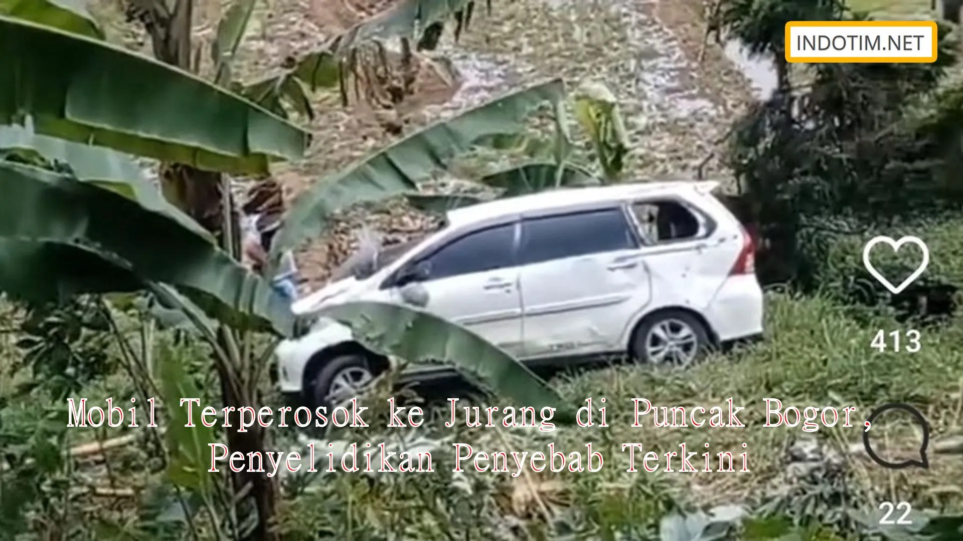 Mobil Terperosok ke Jurang di Puncak Bogor, Penyelidikan Penyebab Terkini